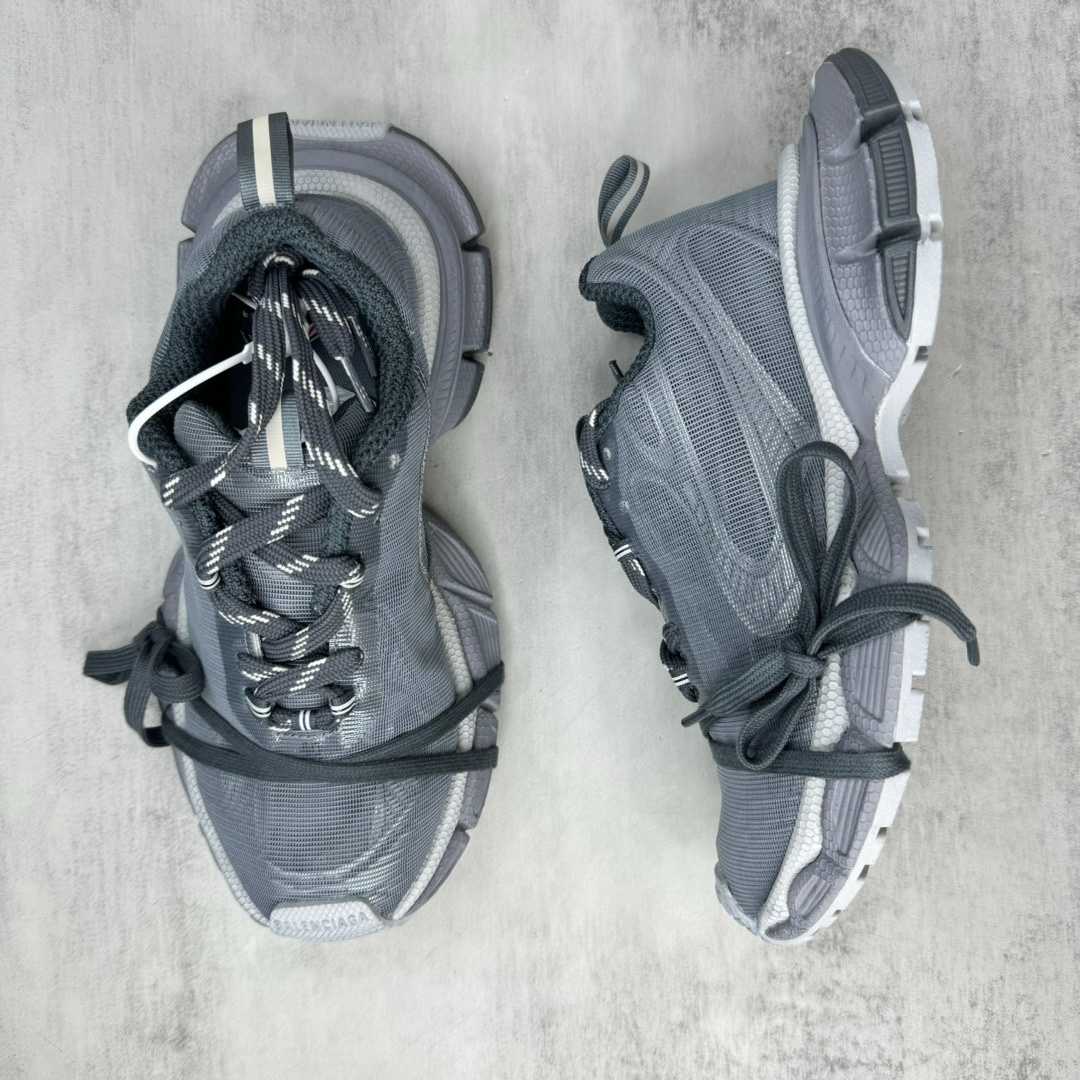 Balenciaga 3XL Net Sneaker In Grey Polyester - DopestKickz