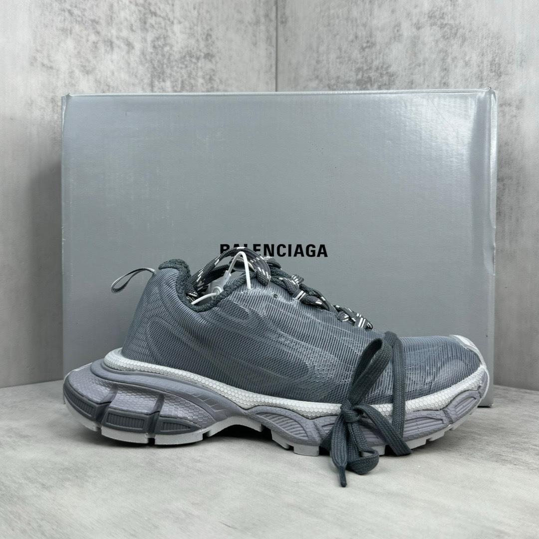 Balenciaga 3XL Net Sneaker In Grey Polyester - DopestKickz