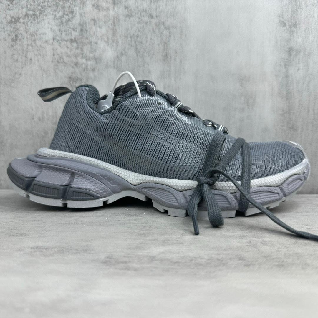Balenciaga 3XL Net Sneaker In Grey Polyester - DopestKickz