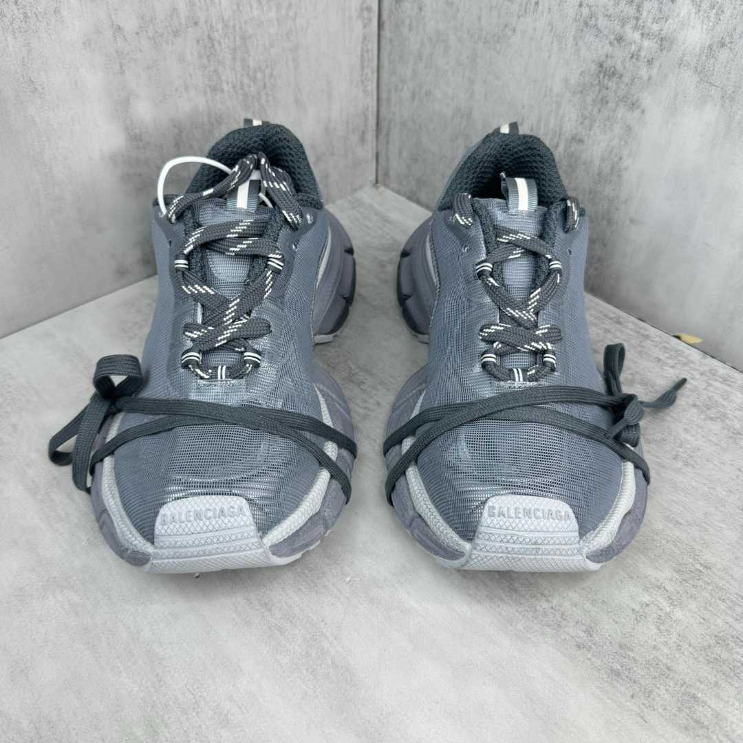 Balenciaga 3XL Net Sneaker In Grey Polyester - DopestKickz