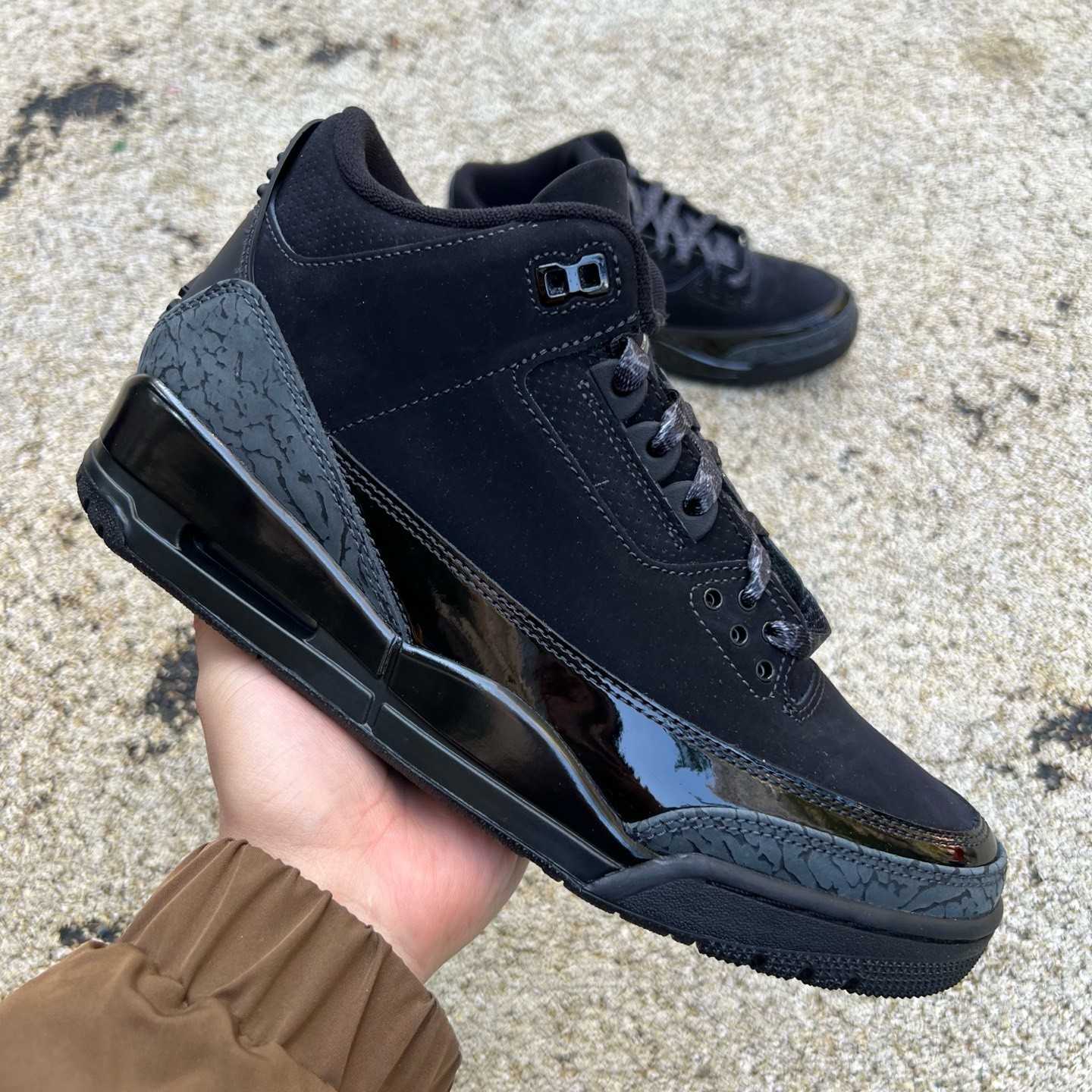 Air Jordan 3 “Black Cat” Basketball Shoes    CT8532-001 - DopestKickz