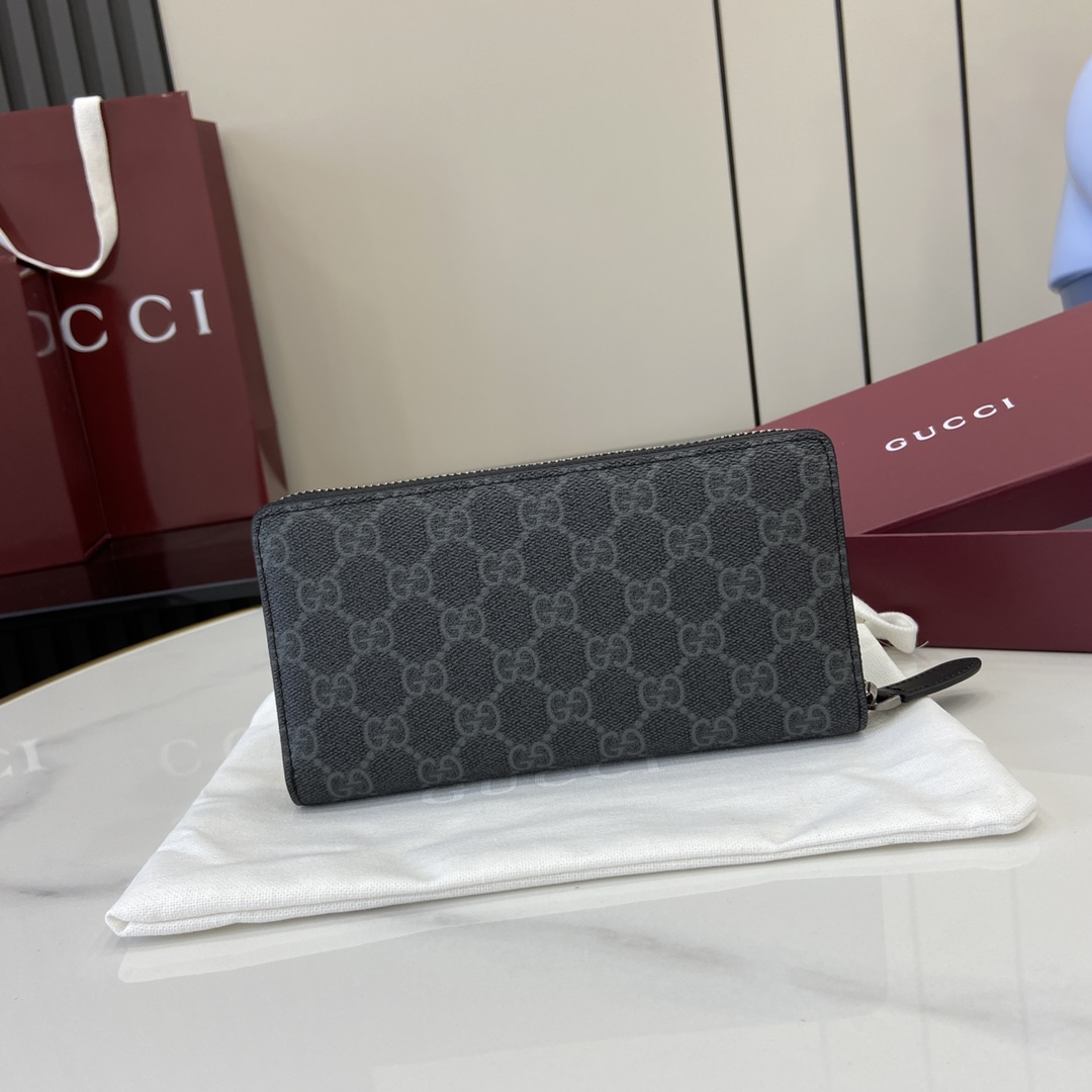 Gucci GG Emblem Around Wallet - DopestKickz