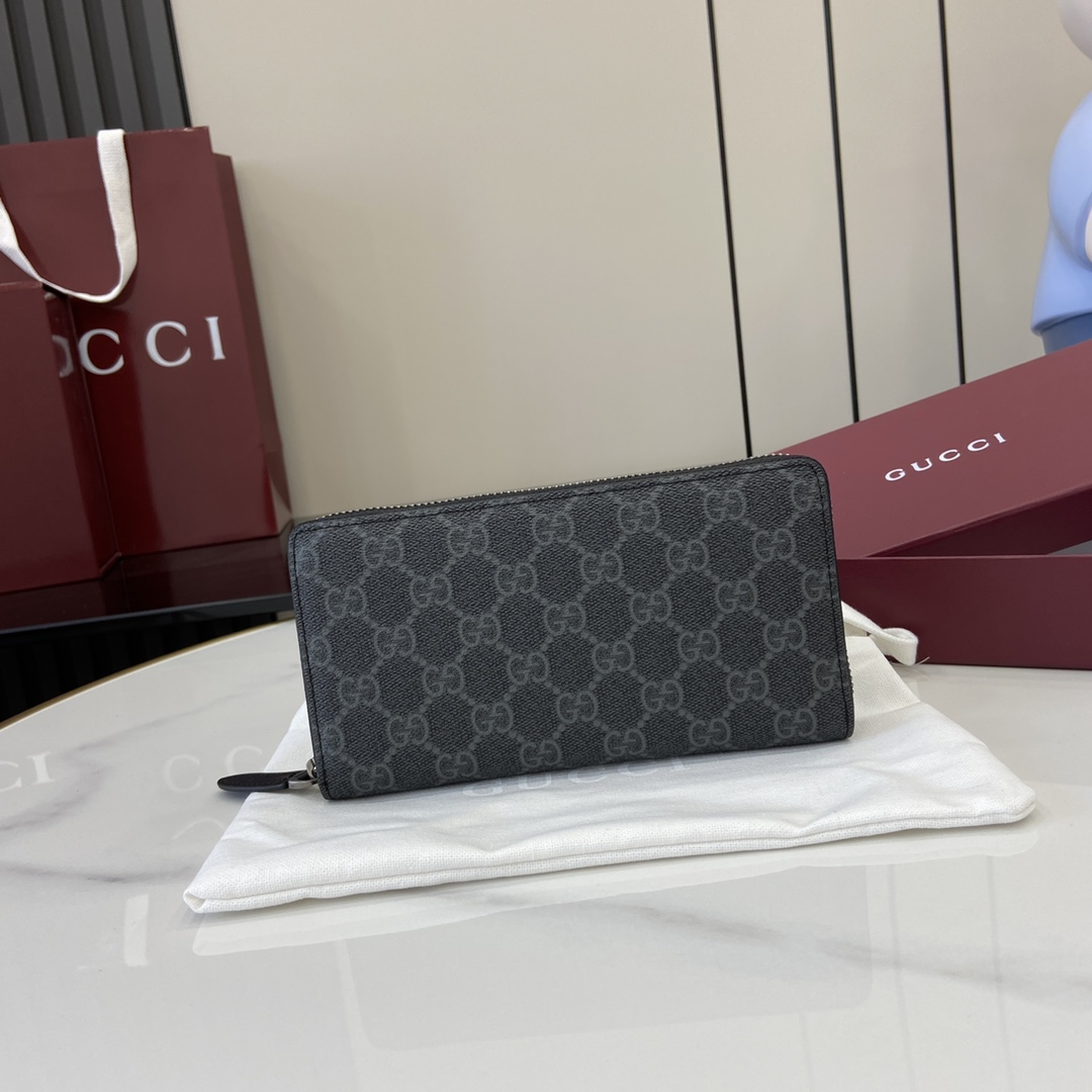 Gucci GG Emblem Around Wallet - DopestKickz