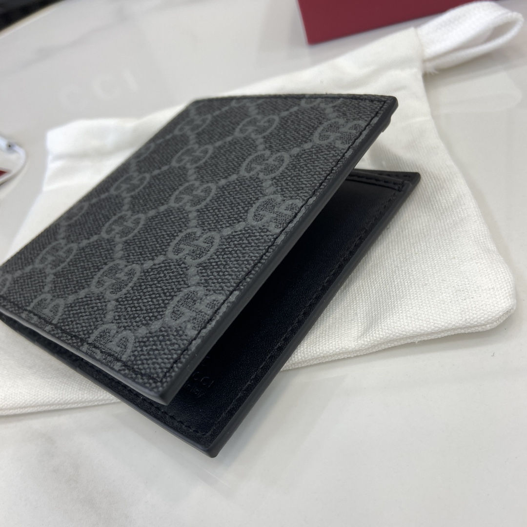 Gucci GG Emblem Bi-fold Wallet  - DopestKickz
