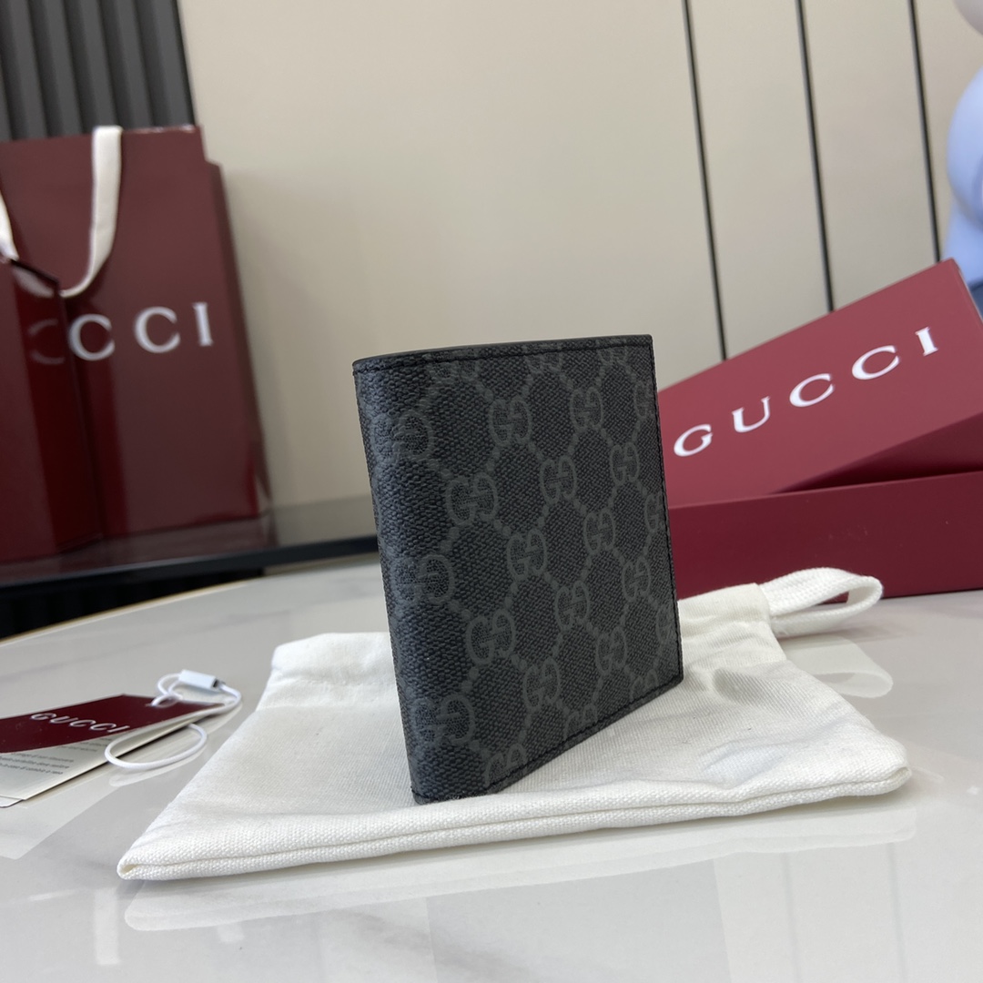 Gucci GG Emblem Bi-fold Wallet  - DopestKickz