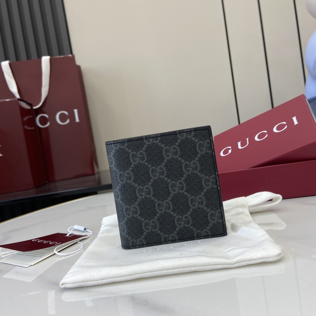Gucci GG Emblem Bi-fold Wallet  - DopestKickz