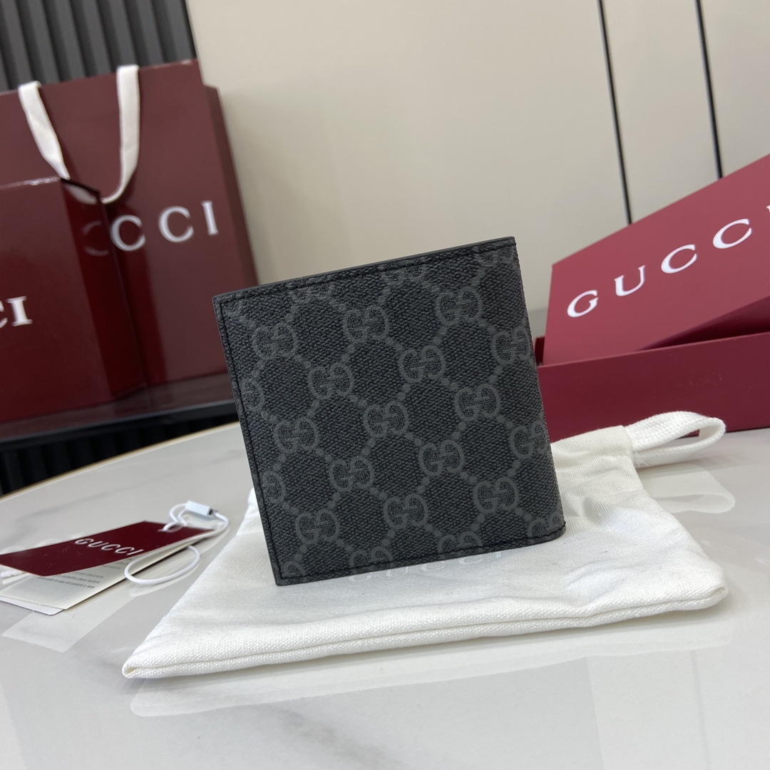 Gucci GG Emblem Bi-fold Wallet  - DopestKickz