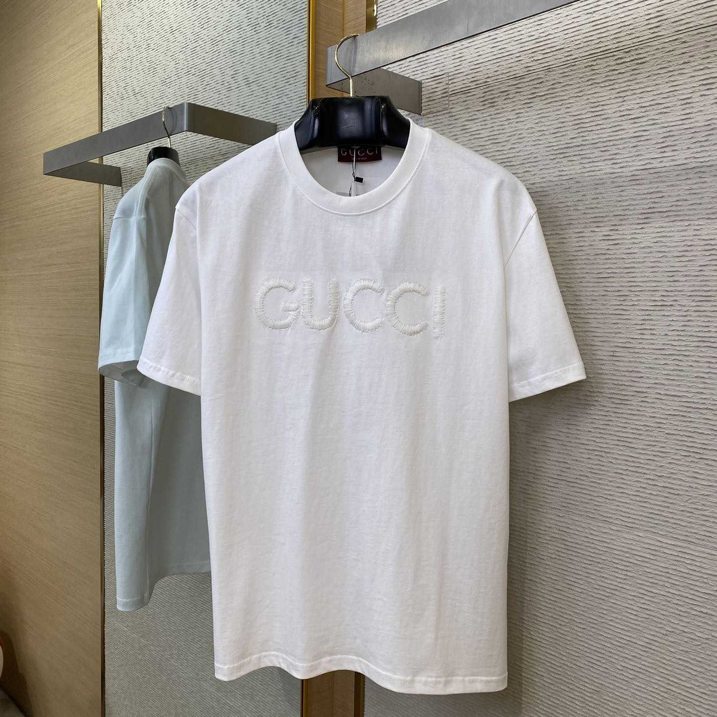 Gucci Embroidered Cotton Jersey T-shirt - DopestKickz