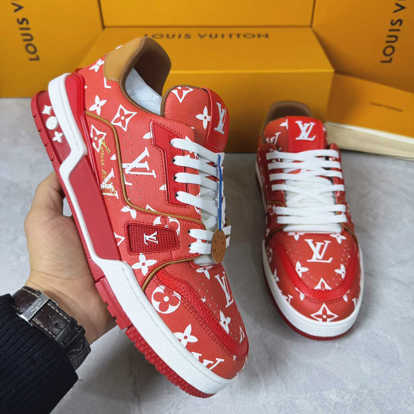 Louis Vuitton LV Trainer Sneaker  1AHAMY - DopestKickz