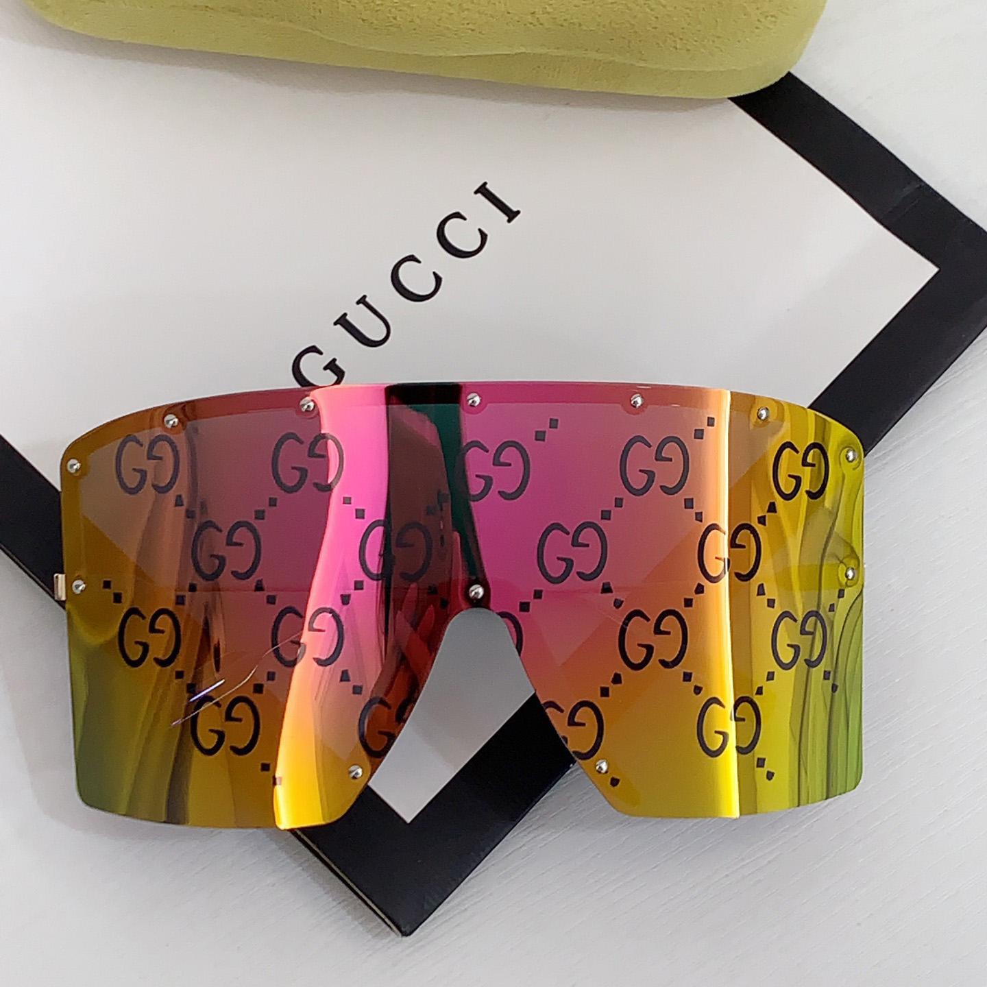 Gucci Mask-Shaped Sunglasses     GG1244 - DopestKickz