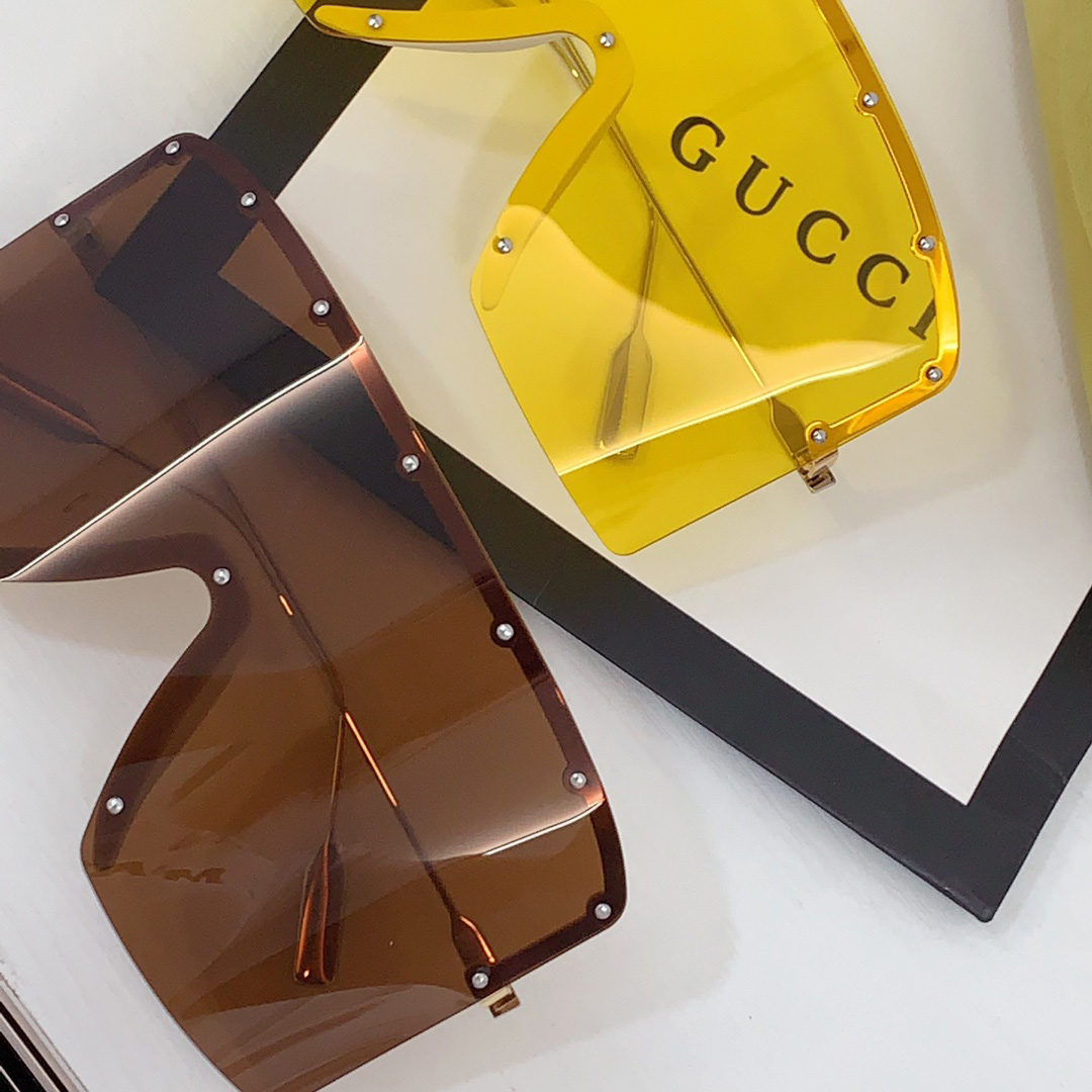 Gucci Mask-Shaped Sunglasses     GG1244 - DopestKickz