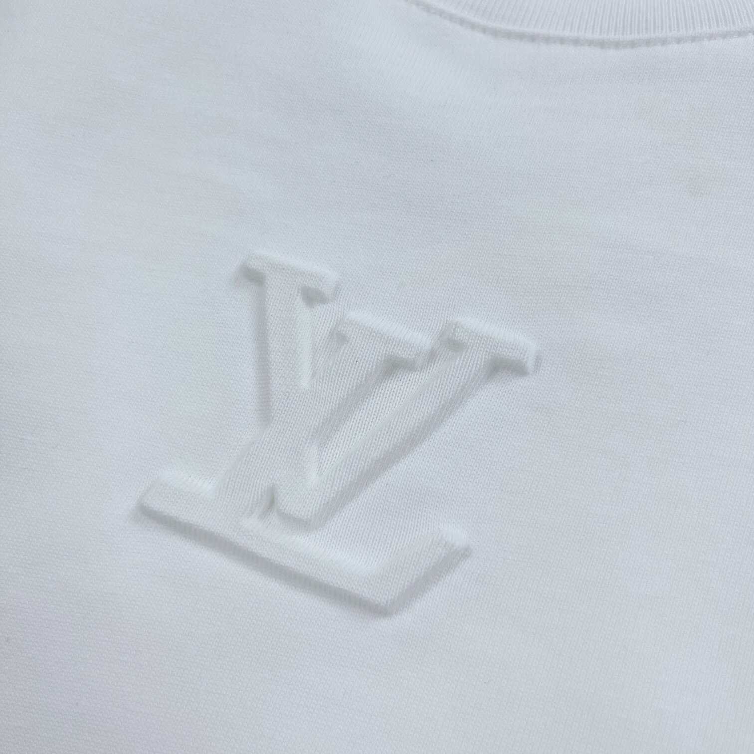 Louis Vuitton Logo Cotton T-Shirt    - DopestKickz