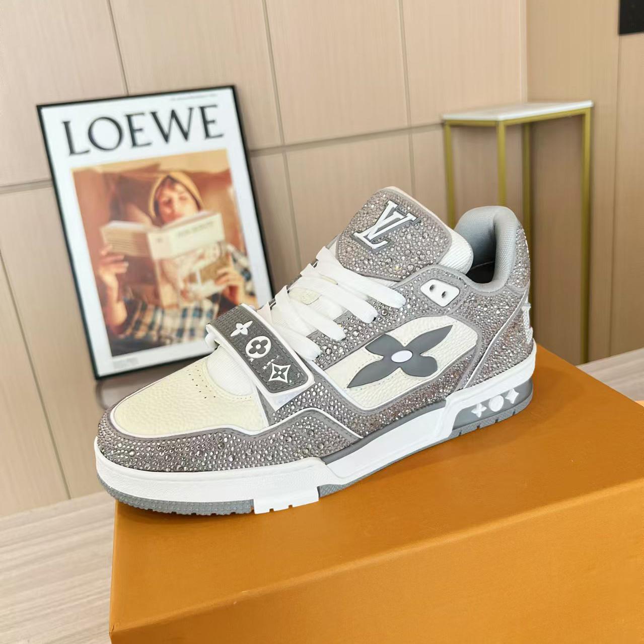 Louis Vuitton LV Trainer Sneaker   - DopestKickz