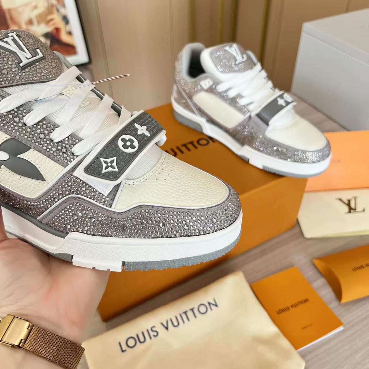 Louis Vuitton LV Trainer Sneaker   - DopestKickz