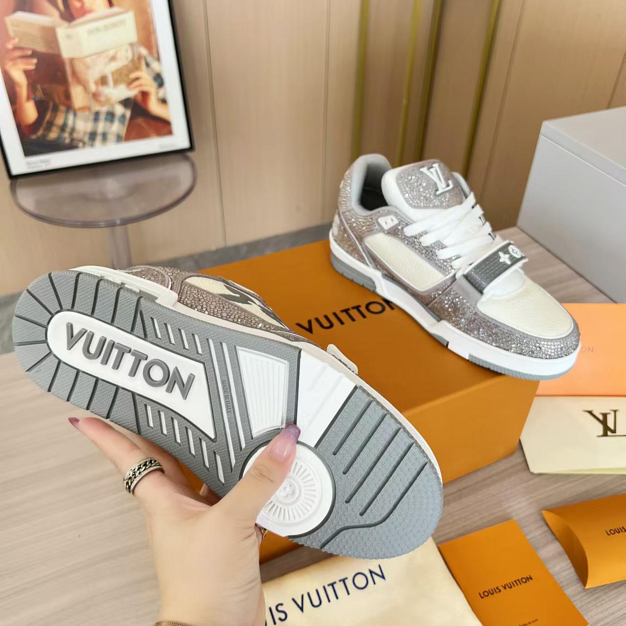 Louis Vuitton LV Trainer Sneaker   - DopestKickz