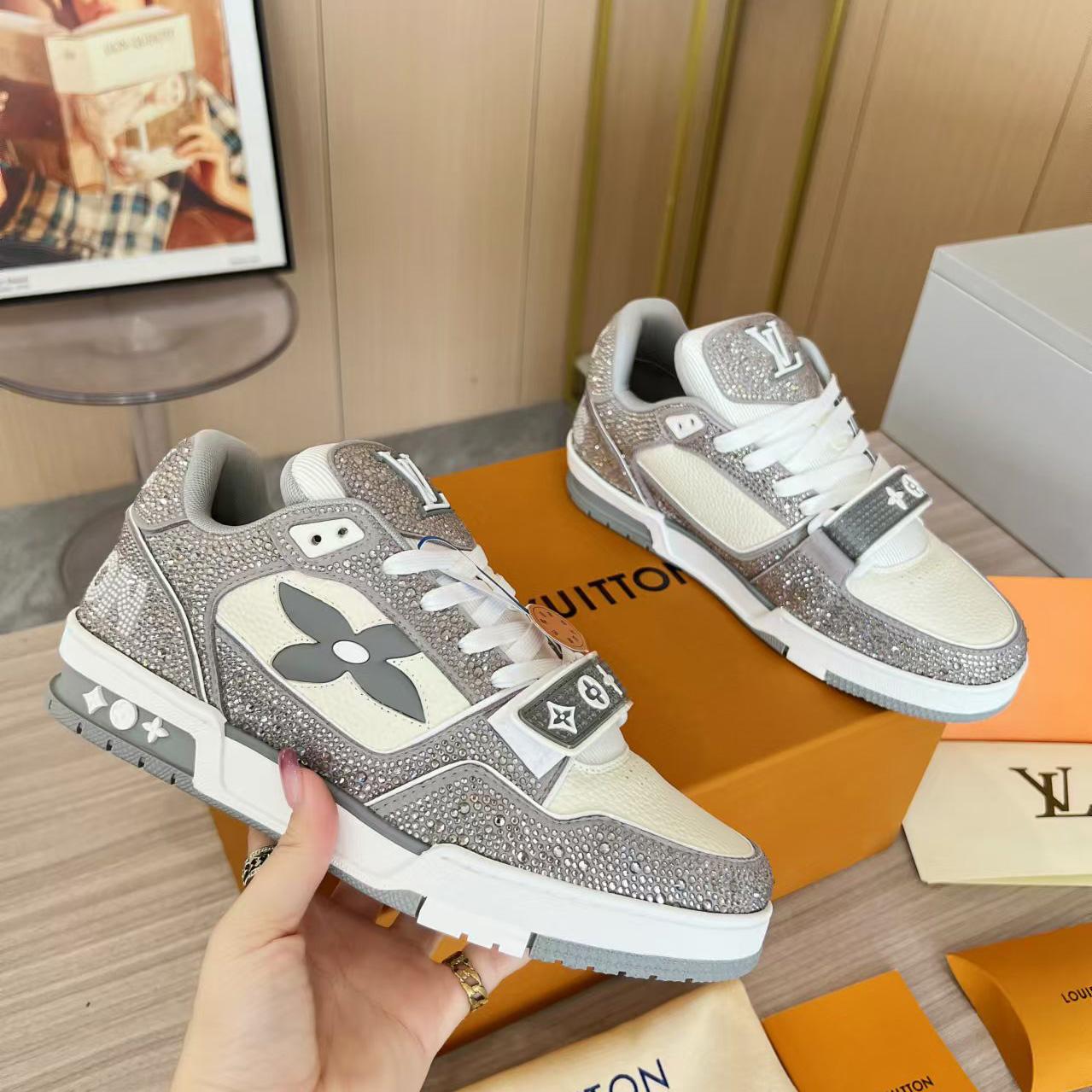 Louis Vuitton LV Trainer Sneaker   - DopestKickz