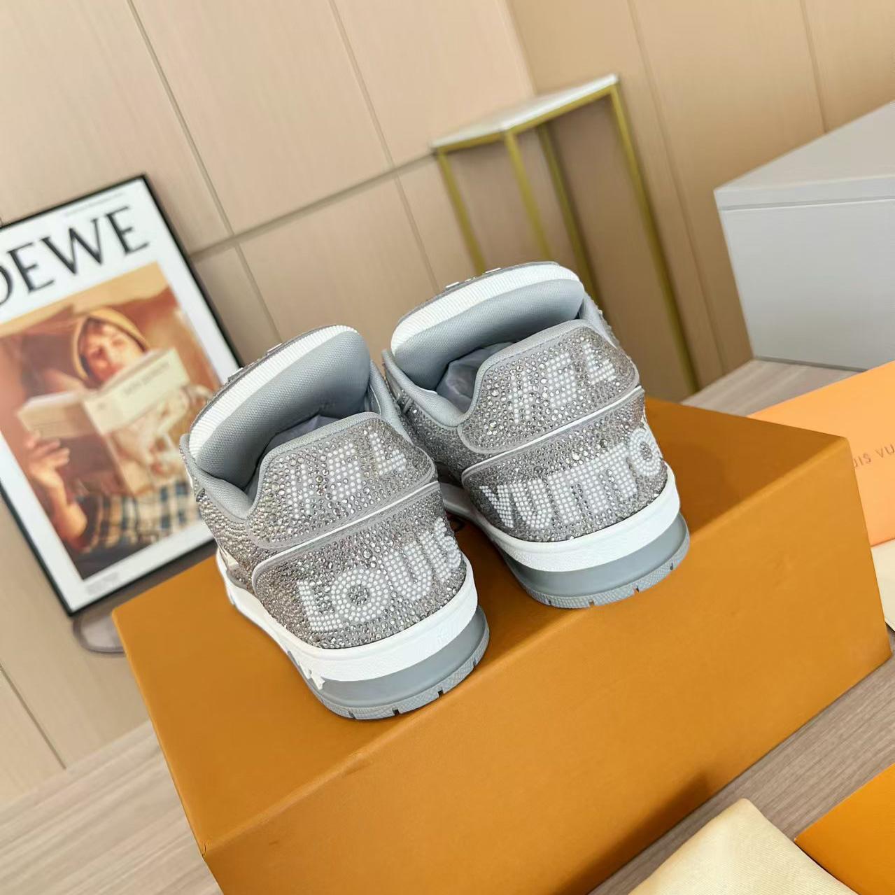 Louis Vuitton LV Trainer Sneaker   - DopestKickz