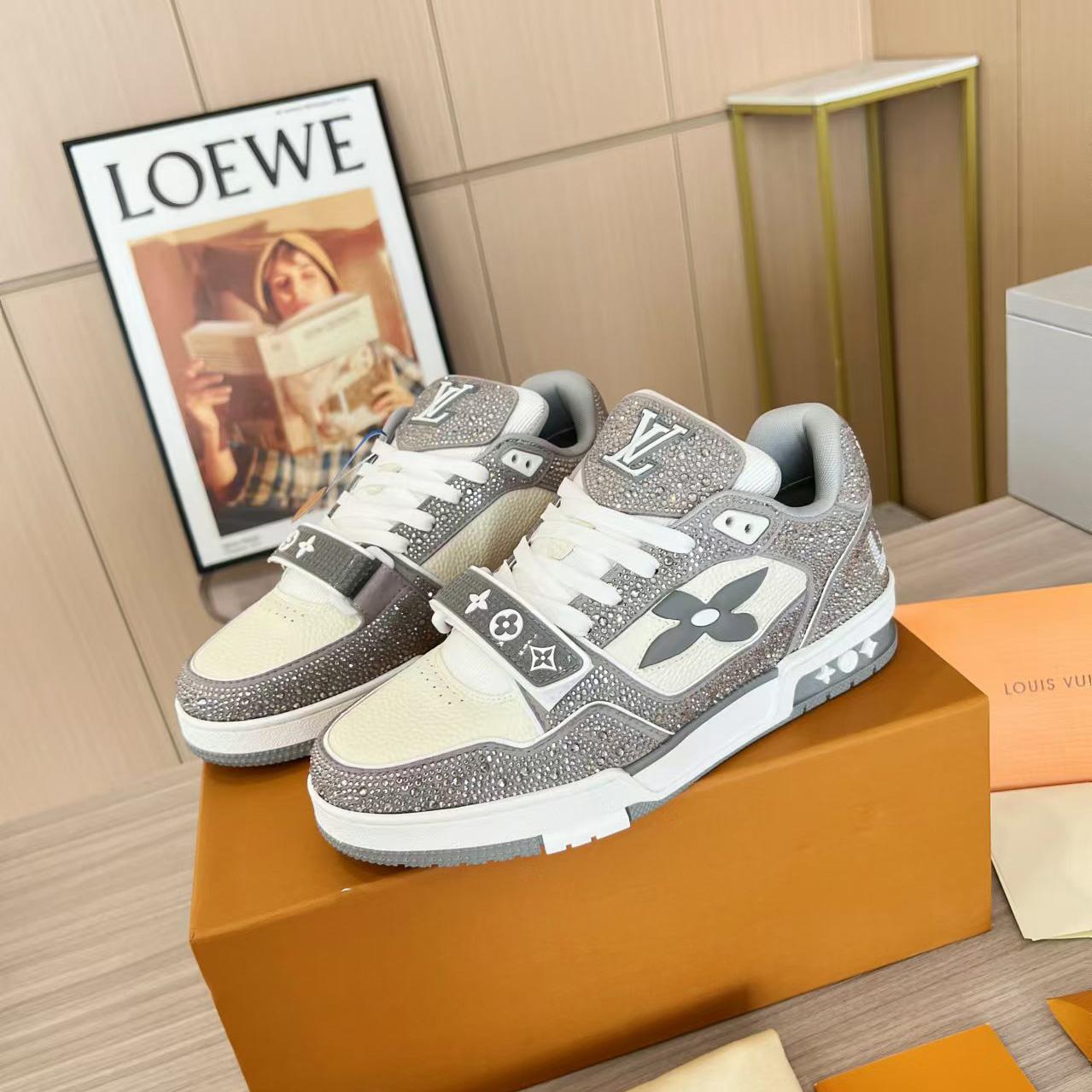 Louis Vuitton LV Trainer Sneaker   - DopestKickz