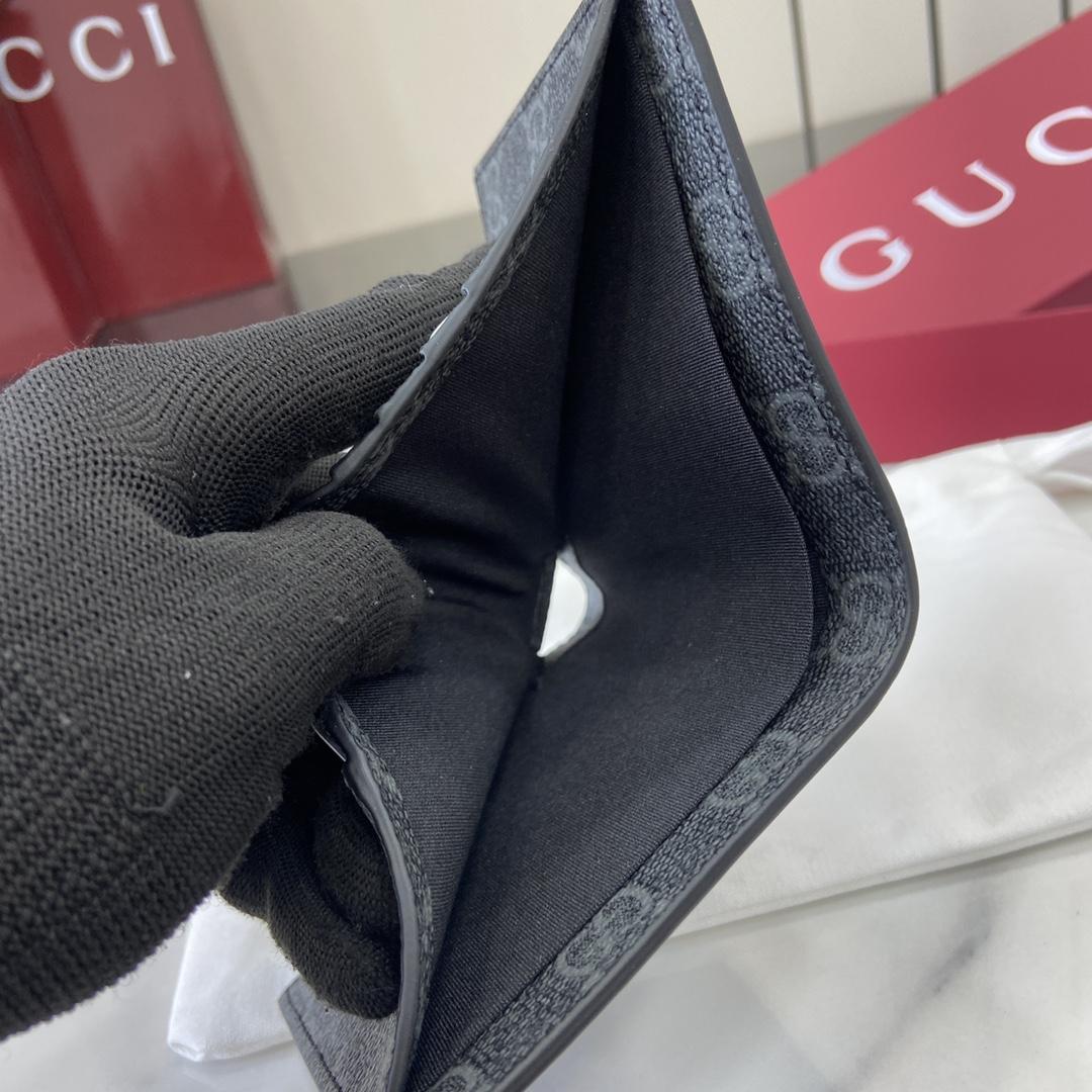 Gucci GG Emblem Bi-fold Embossed Wallet  - DopestKickz
