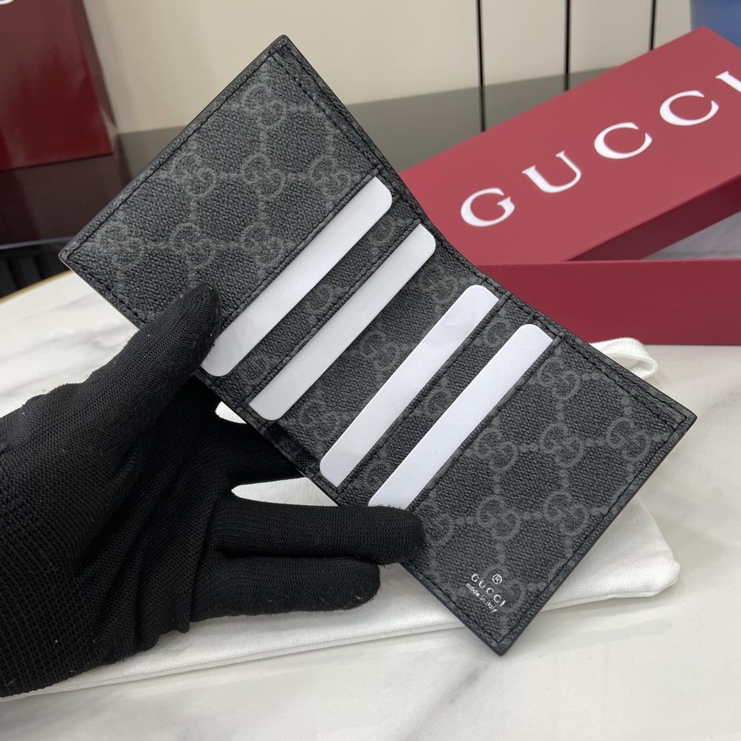 Gucci GG Emblem Bi-fold Embossed Wallet  - DopestKickz