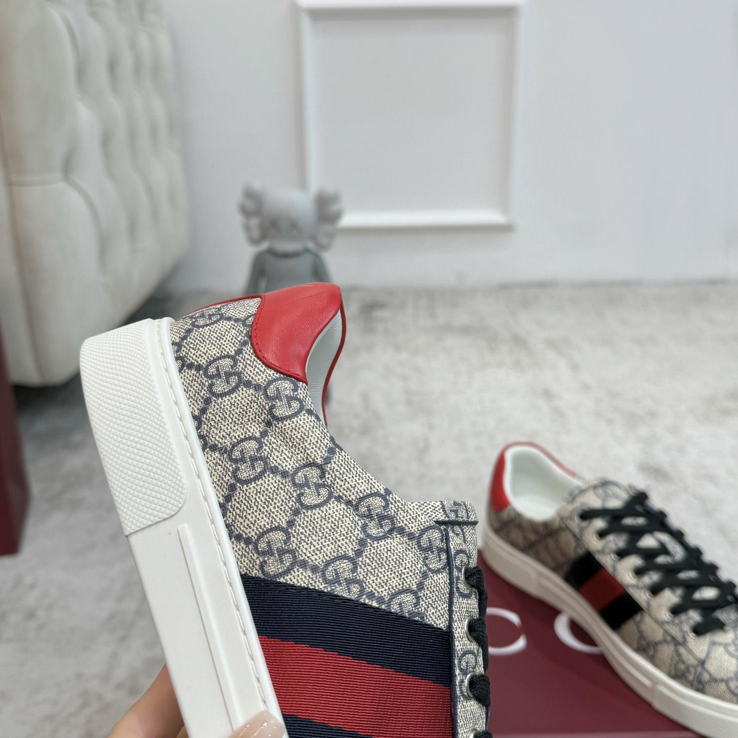 Gucci Ace Sneaker With Web - DopestKickz