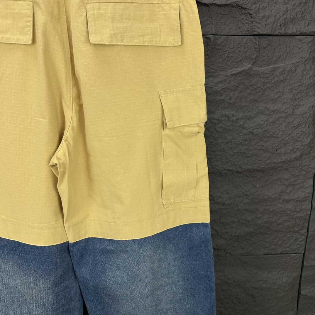 Balenciaga Patched Cotton Cargo Pants - DopestKickz