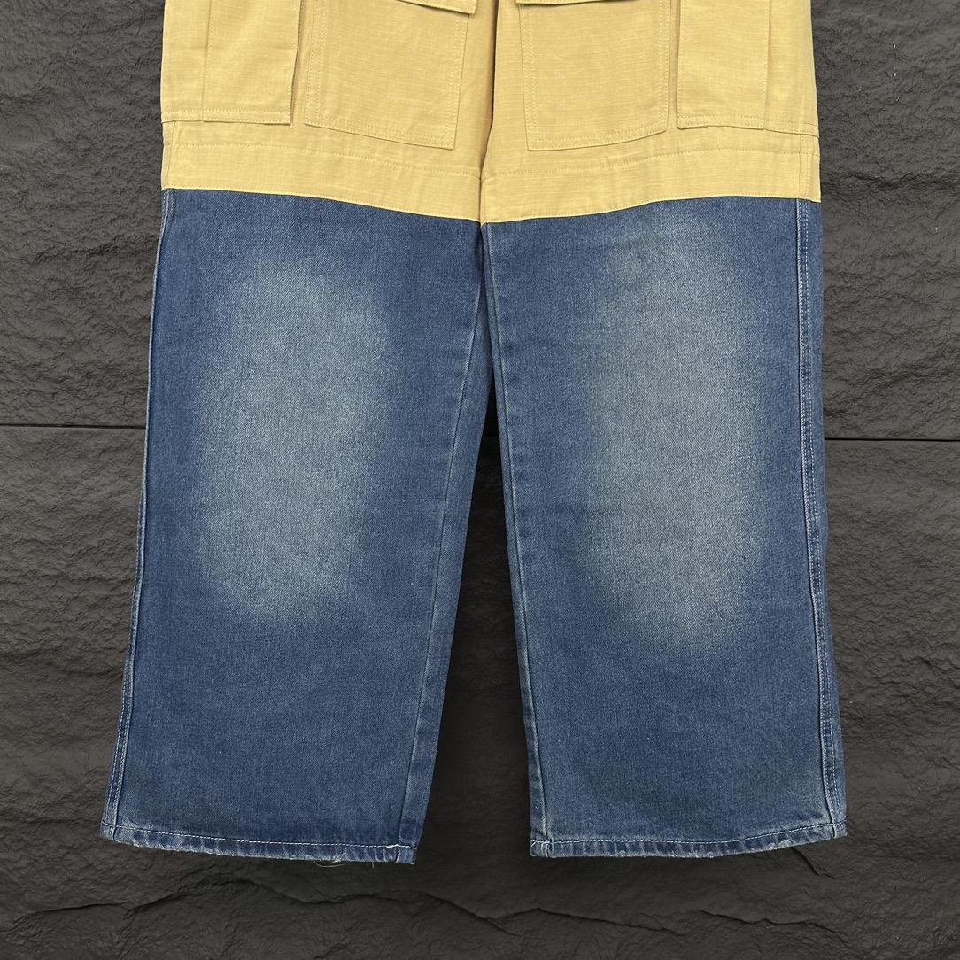 Balenciaga Patched Cotton Cargo Pants - DopestKickz