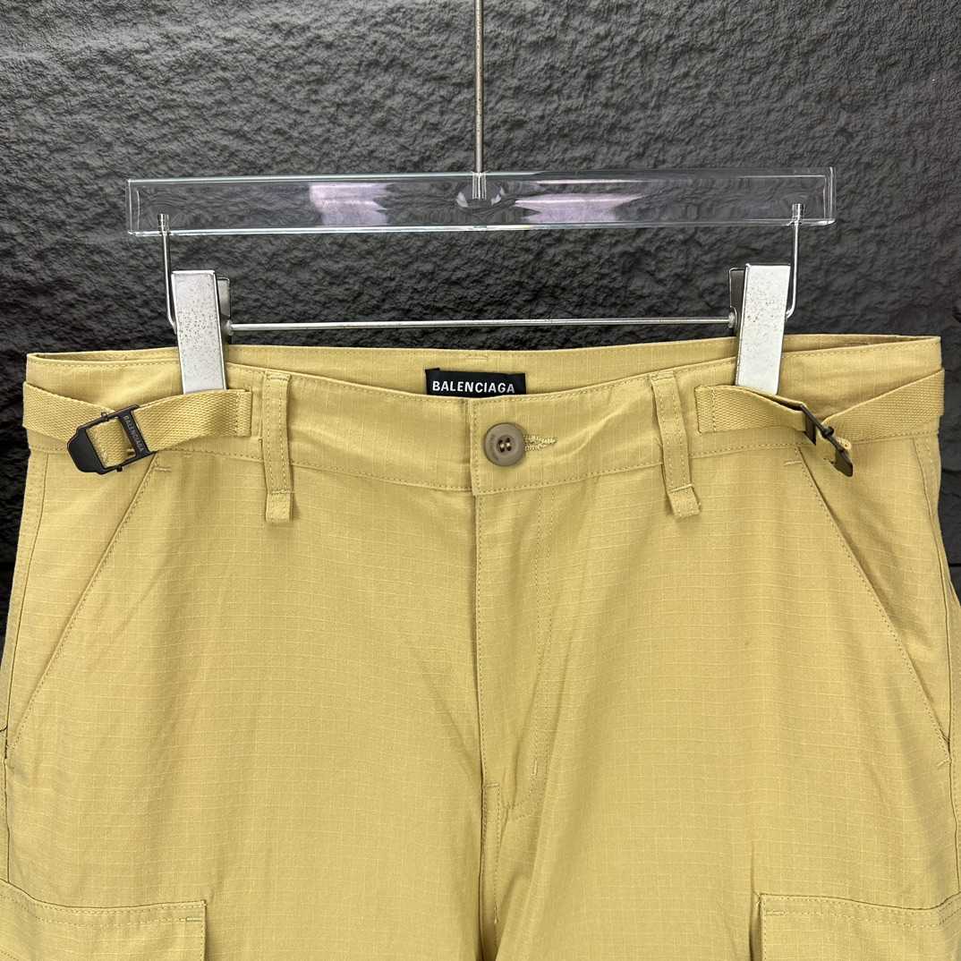 Balenciaga Patched Cotton Cargo Pants - DopestKickz