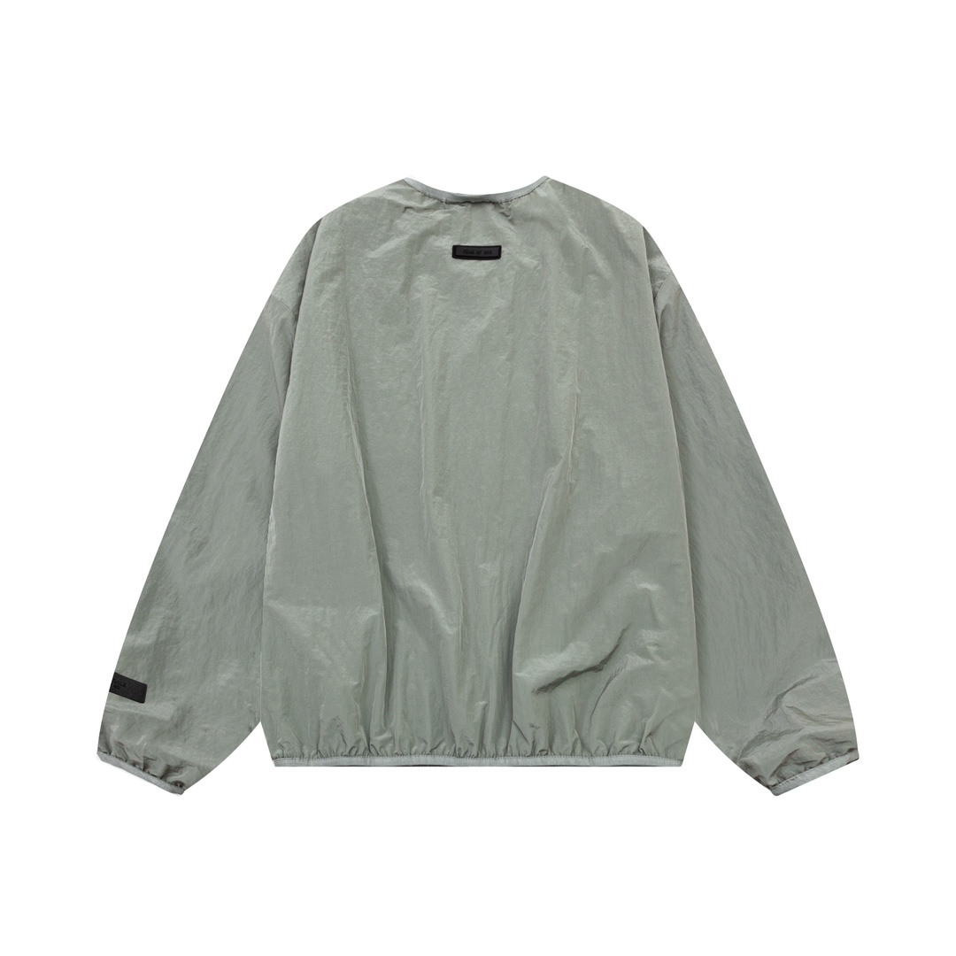 Fear Of God Essential Crinkle Nylon Crewneck  - DopestKickz