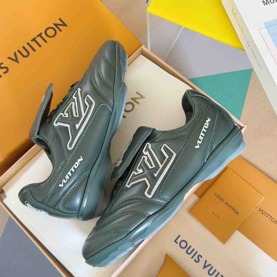 Louis Vuitton LV Footprint Soccer Sneaker   1AHDPP - DopestKickz