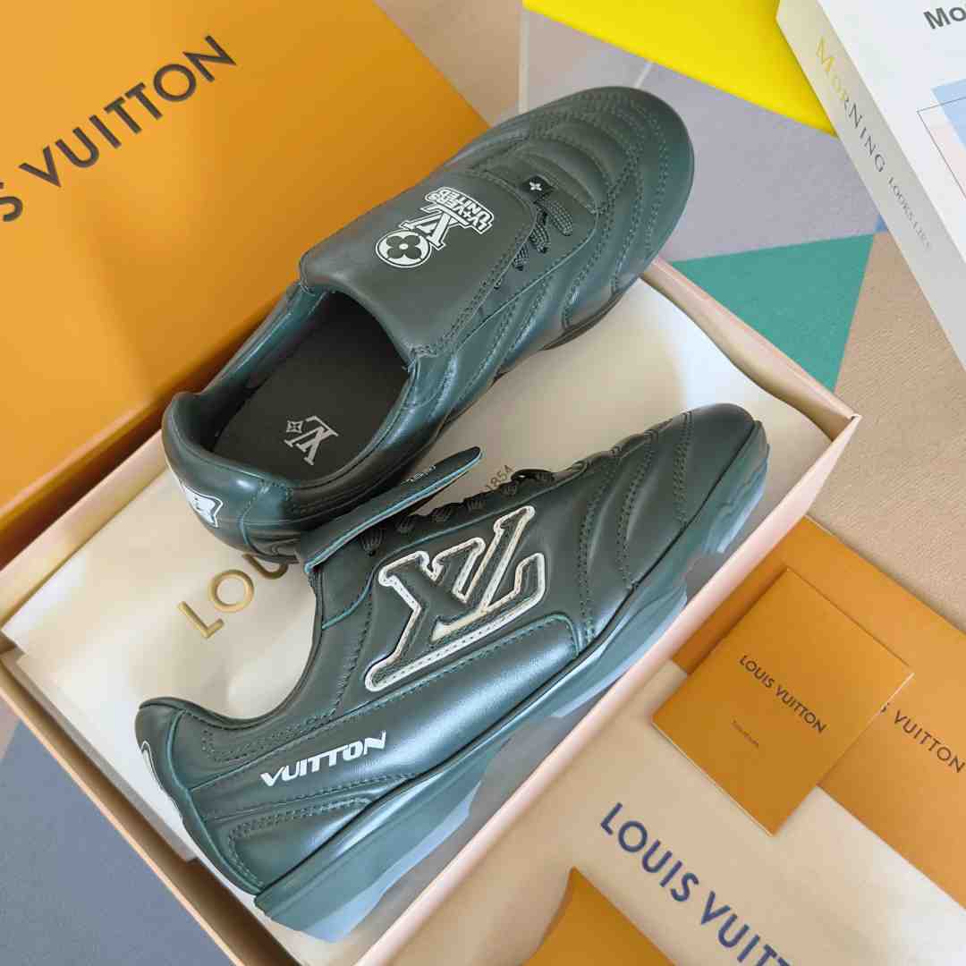 Louis Vuitton LV Footprint Soccer Sneaker   1AHDPP - DopestKickz
