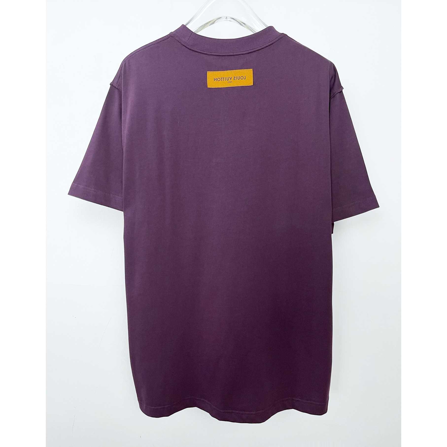Louis Vuitton Logo Cotton T-Shirt    - DopestKickz