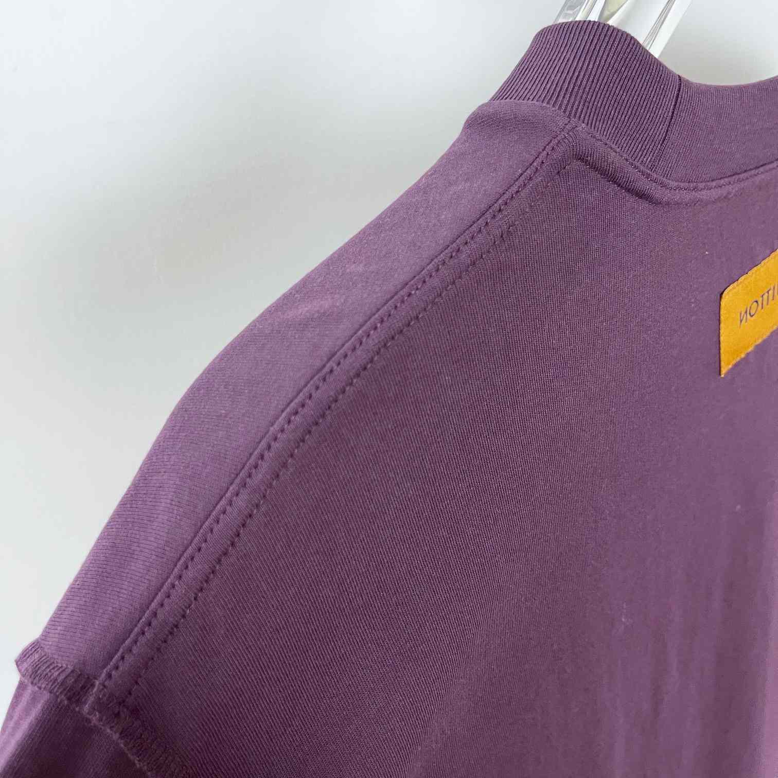 Louis Vuitton Logo Cotton T-Shirt    - DopestKickz