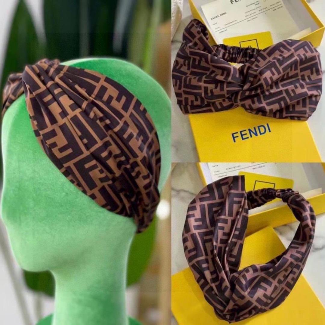 Fendi Logo Printed Headband - DopestKickz