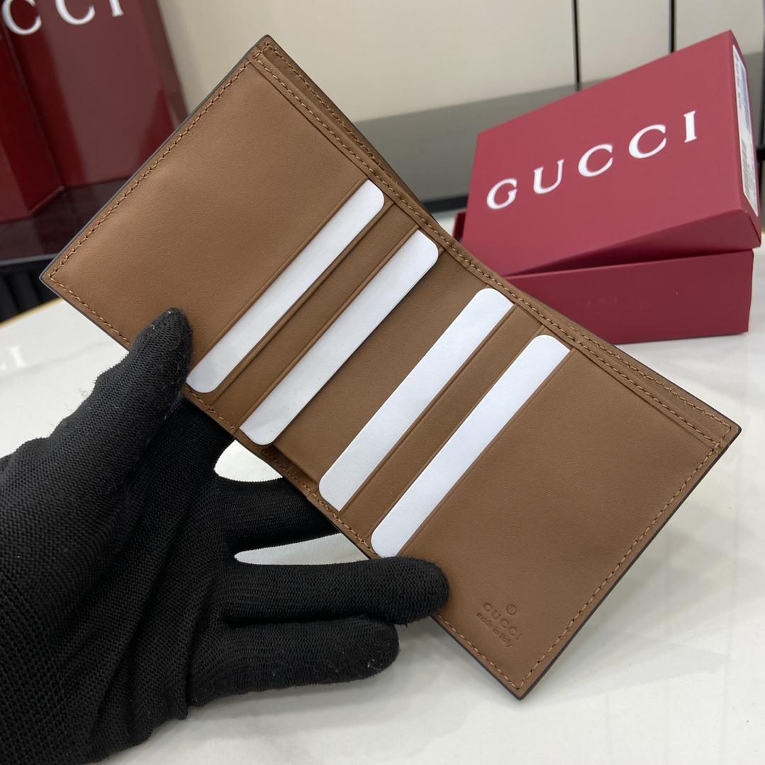 Gucci GG Emblem Bi-fold Wallet  - DopestKickz
