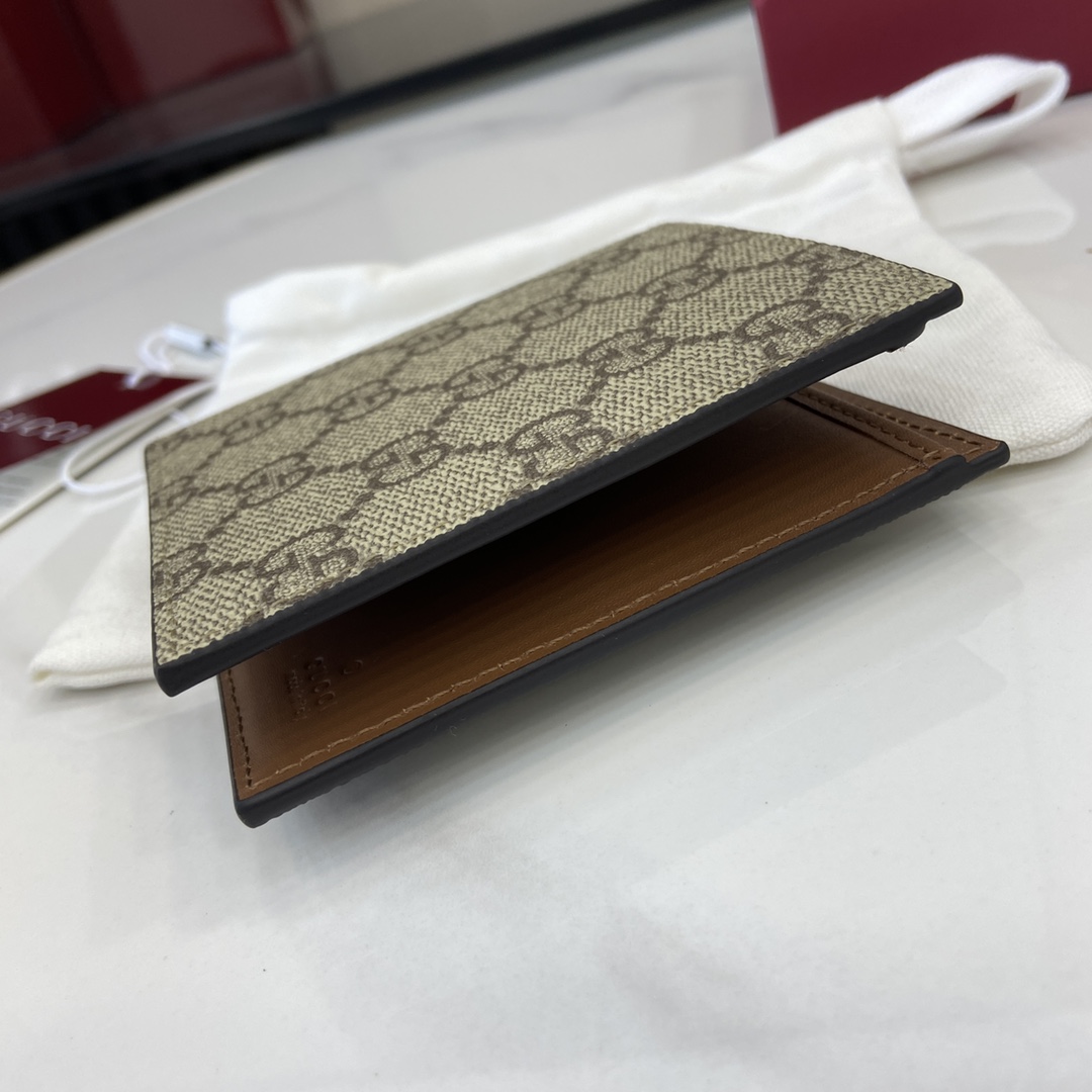 Gucci GG Emblem Bi-fold Wallet  - DopestKickz