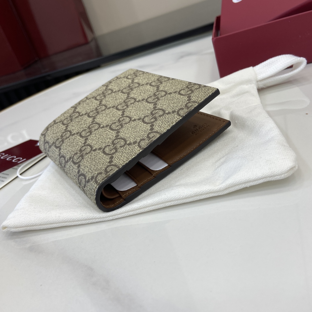 Gucci GG Emblem Bi-fold Wallet  - DopestKickz