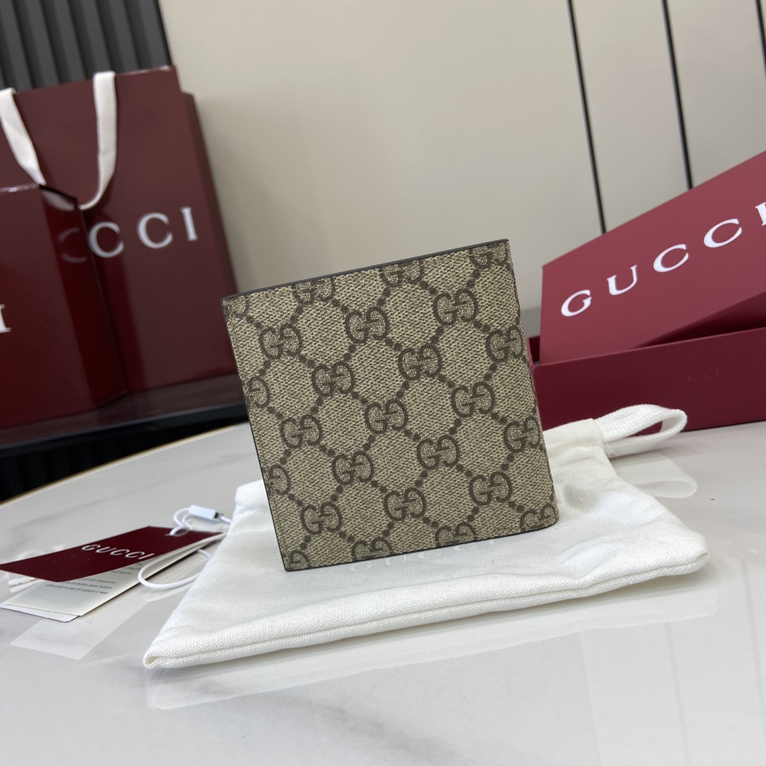 Gucci GG Emblem Bi-fold Wallet  - DopestKickz