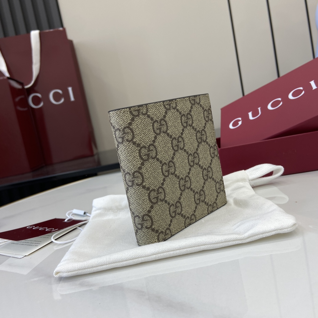 Gucci GG Emblem Bi-fold Wallet  - DopestKickz
