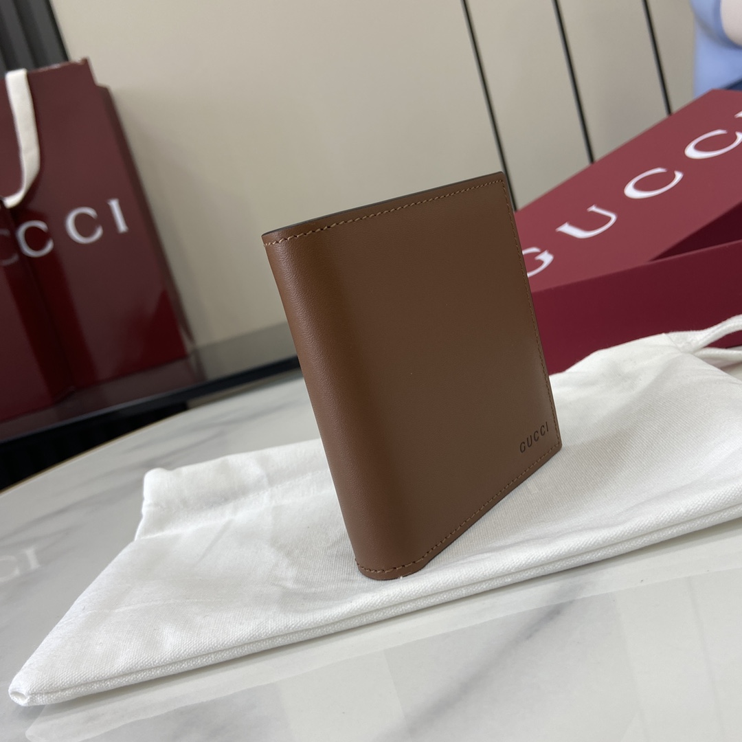 Gucci GG Emblem Bi-fold Embossed Wallet  - DopestKickz