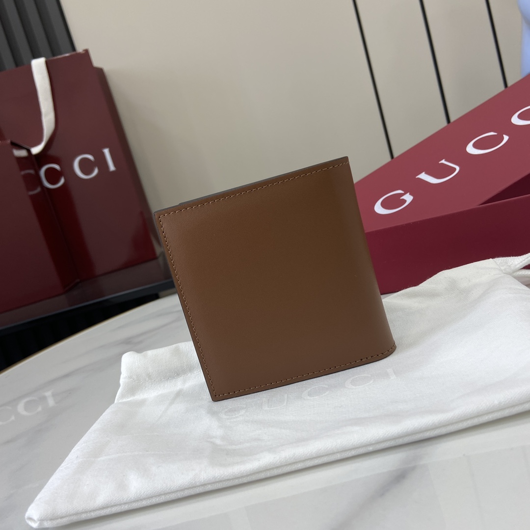 Gucci GG Emblem Bi-fold Embossed Wallet  - DopestKickz