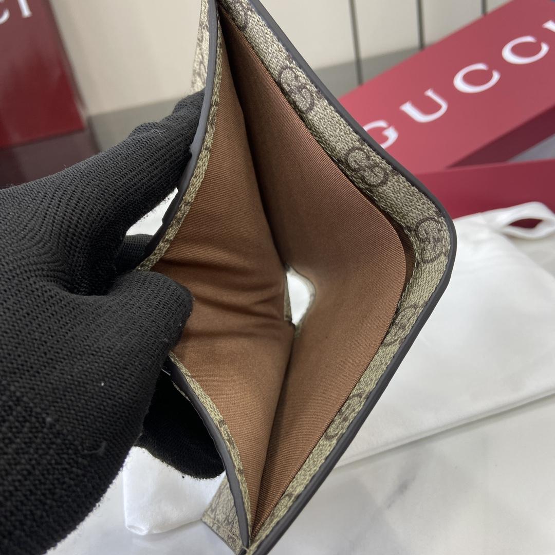 Gucci GG Emblem Bi-fold Embossed Wallet  - DopestKickz