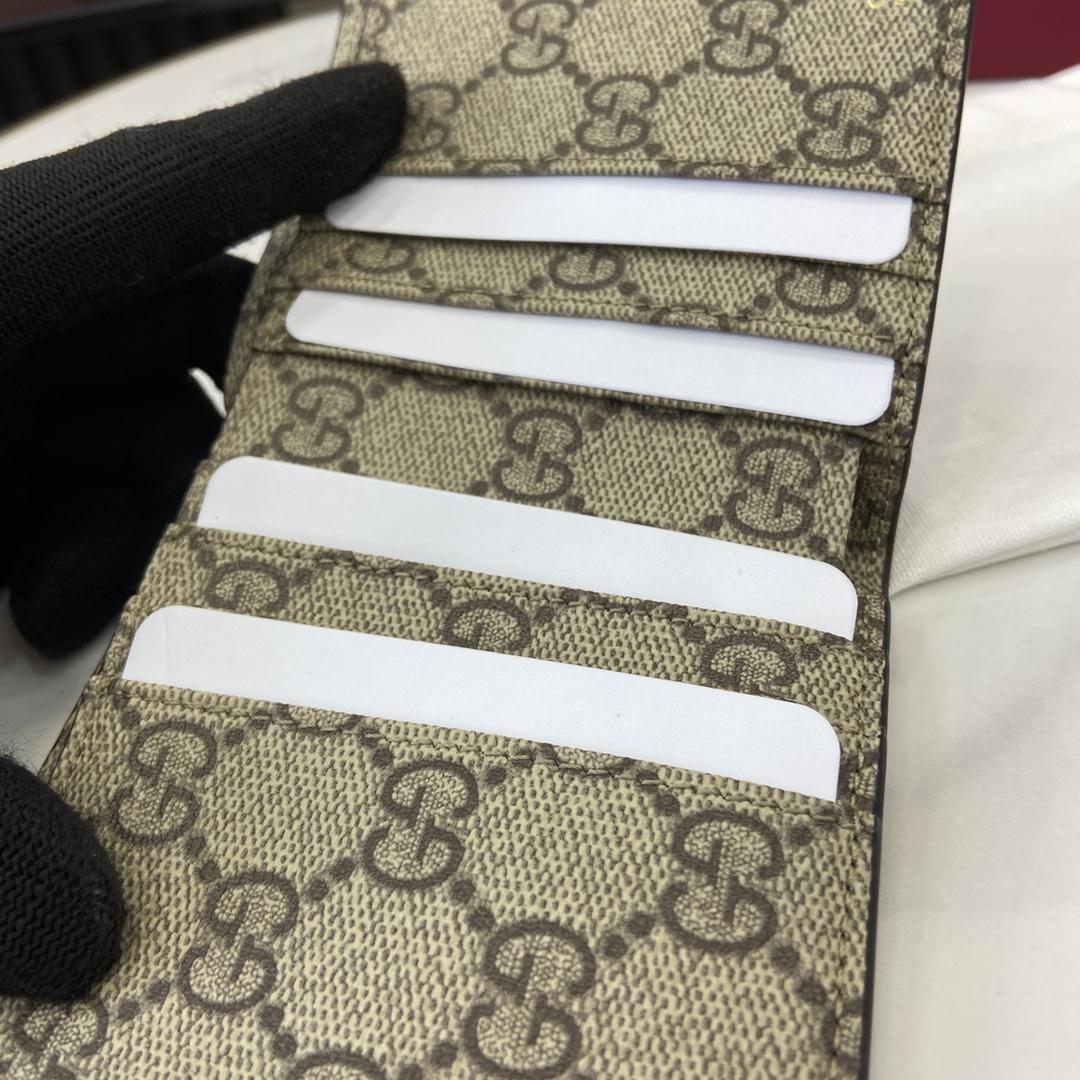 Gucci GG Emblem Bi-fold Embossed Wallet  - DopestKickz