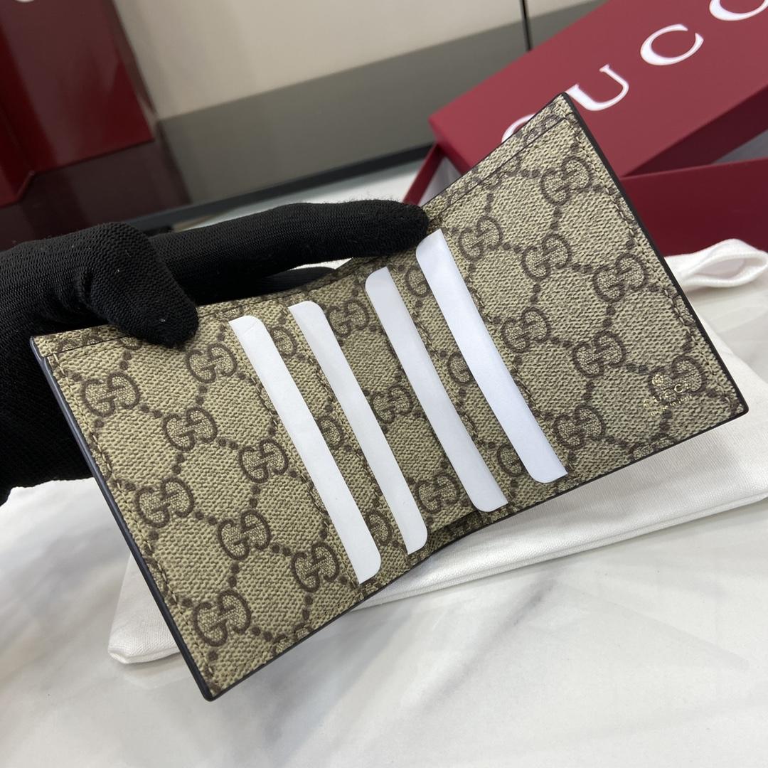 Gucci GG Emblem Bi-fold Embossed Wallet  - DopestKickz