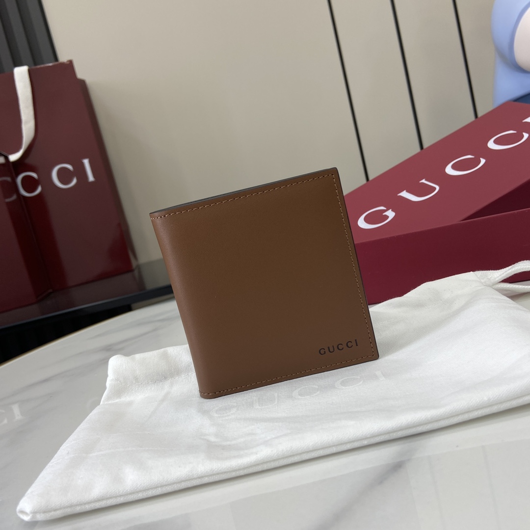 Gucci GG Emblem Bi-fold Embossed Wallet  - DopestKickz