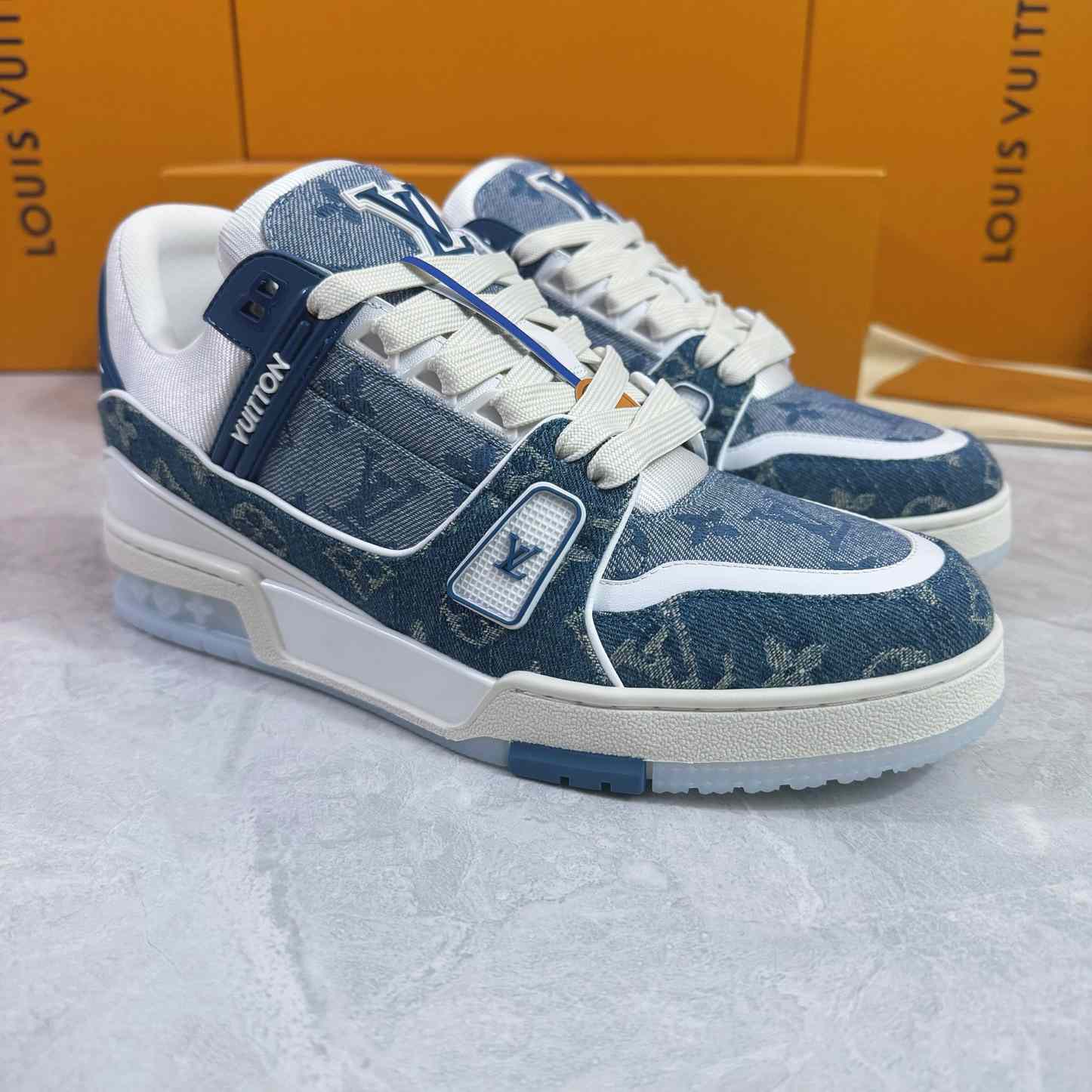 Louis Vuitton LV Trainer Sneaker  1ADHHX - DopestKickz