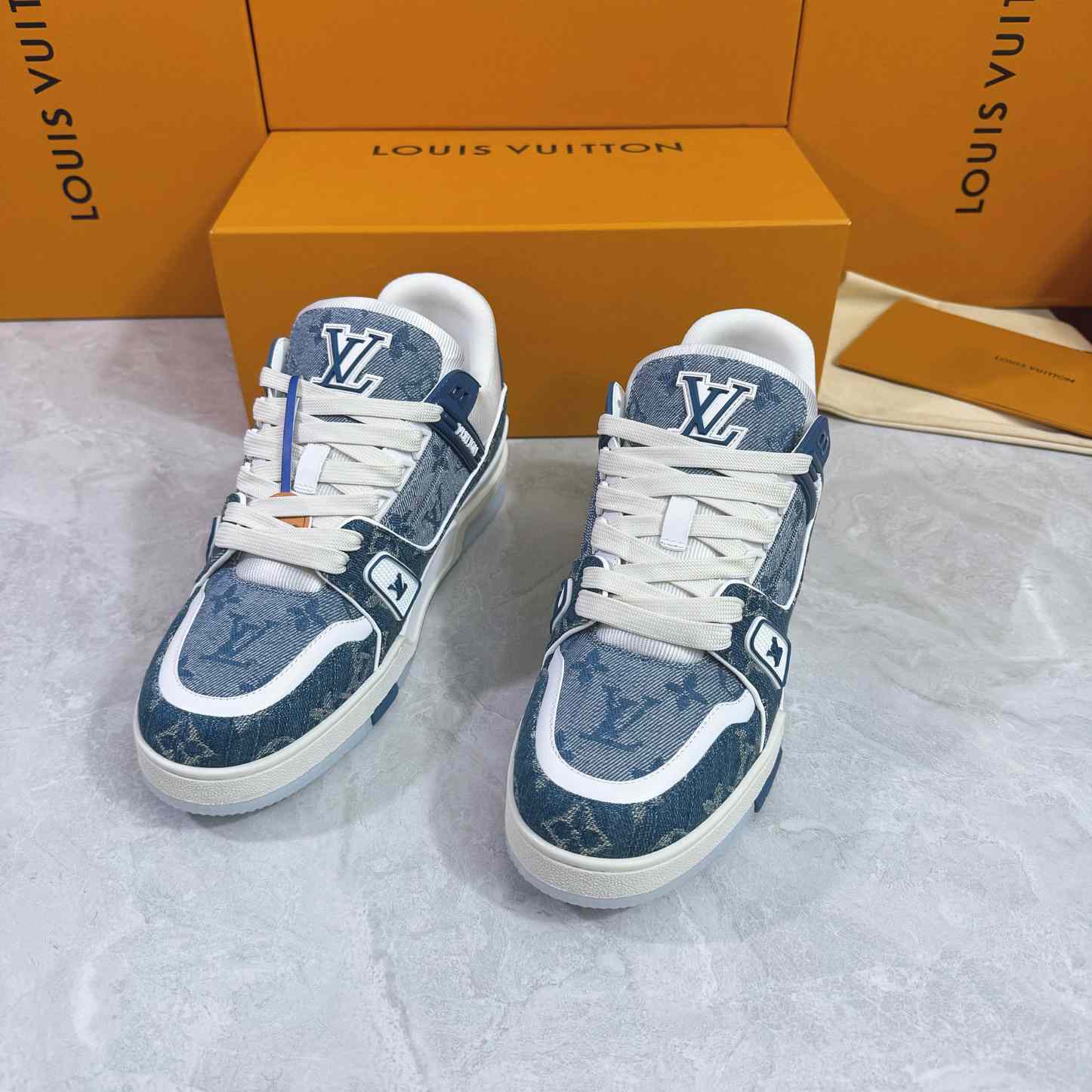 Louis Vuitton LV Trainer Sneaker  1ADHHX - DopestKickz