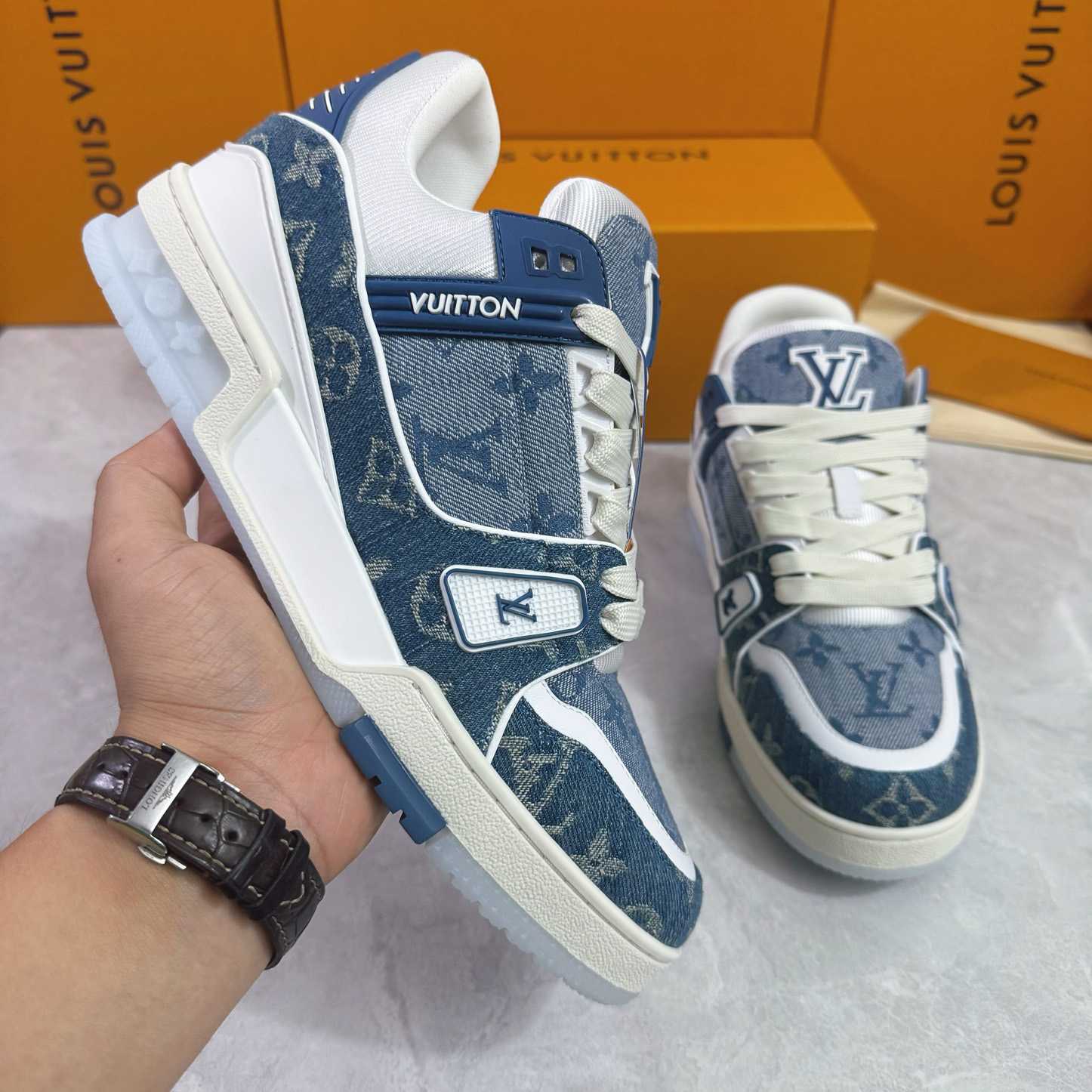 Louis Vuitton LV Trainer Sneaker  1ADHHX - DopestKickz