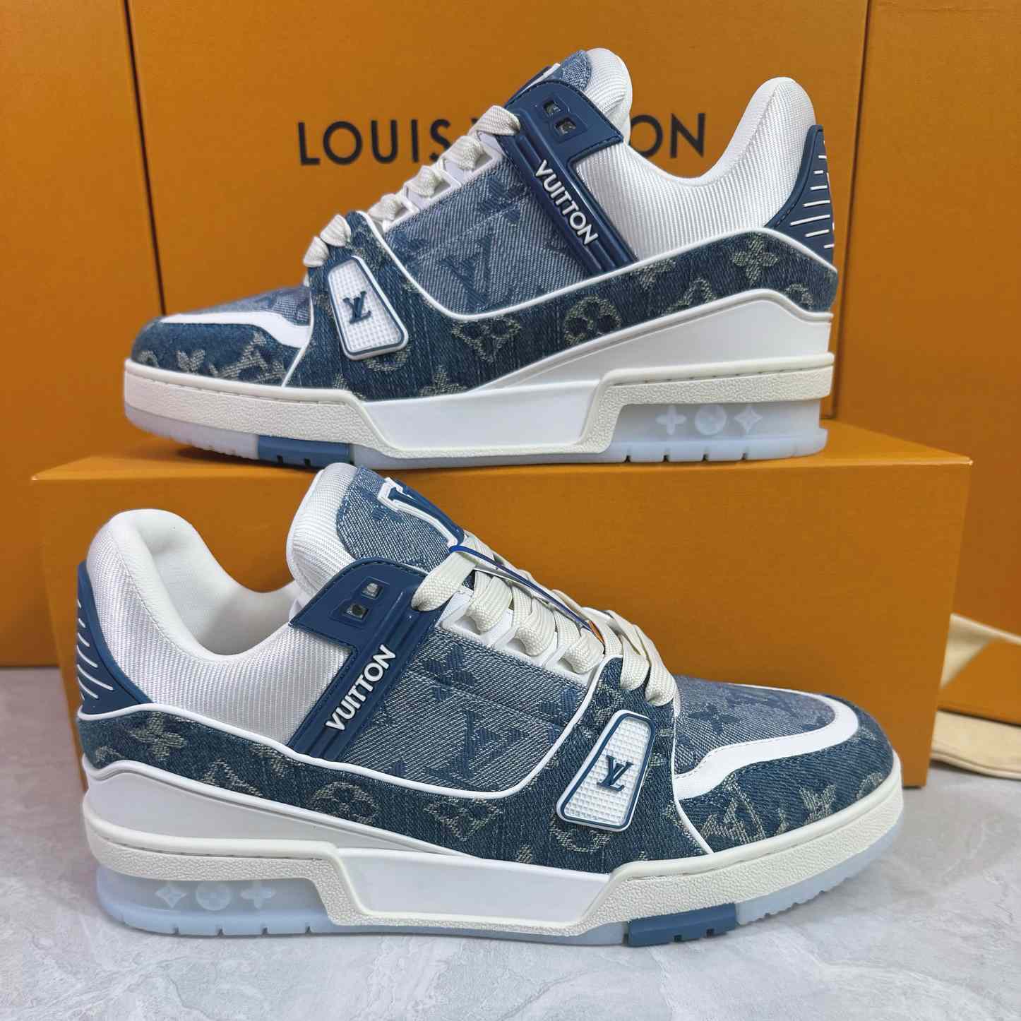 Louis Vuitton LV Trainer Sneaker  1ADHHX - DopestKickz