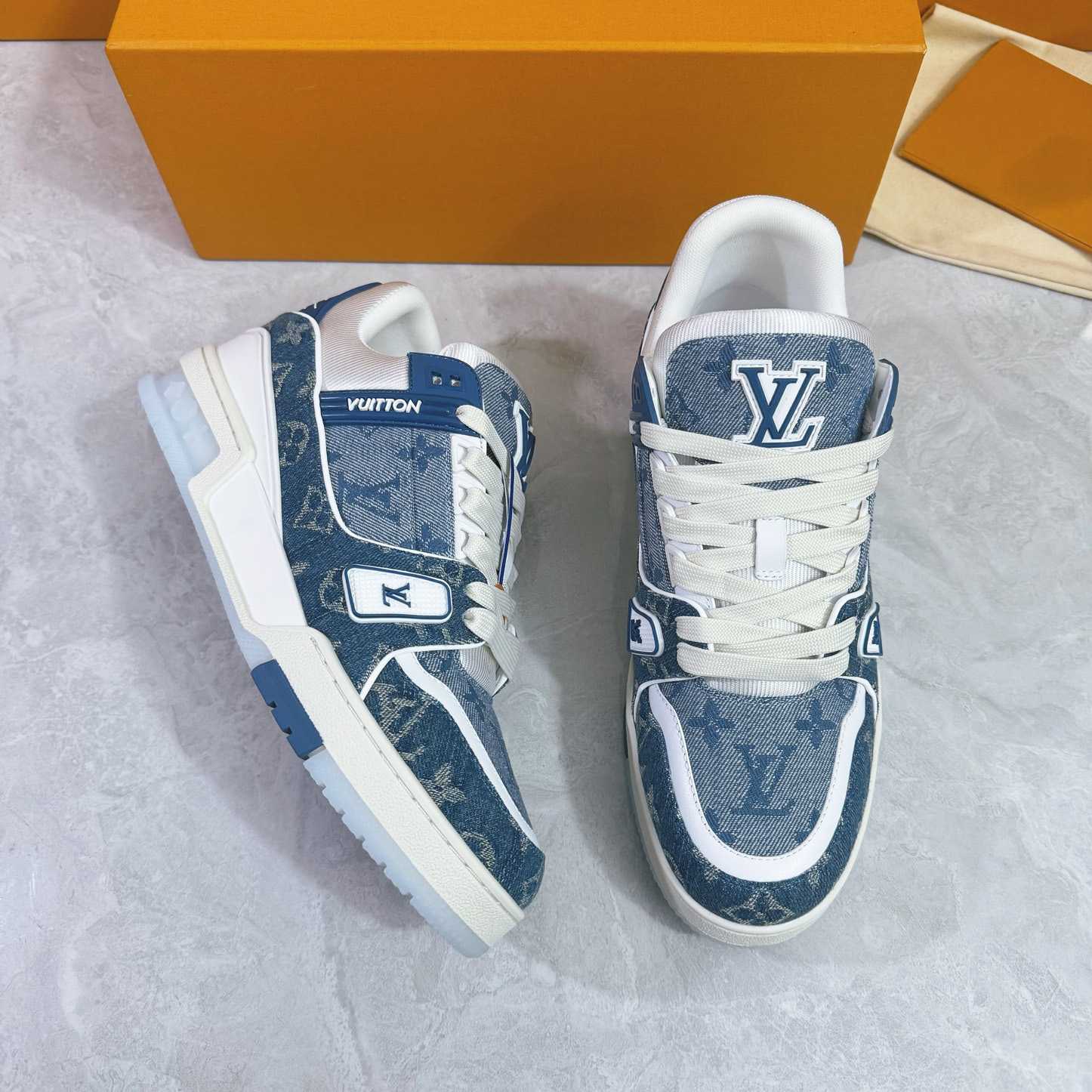 Louis Vuitton LV Trainer Sneaker  1ADHHX - DopestKickz